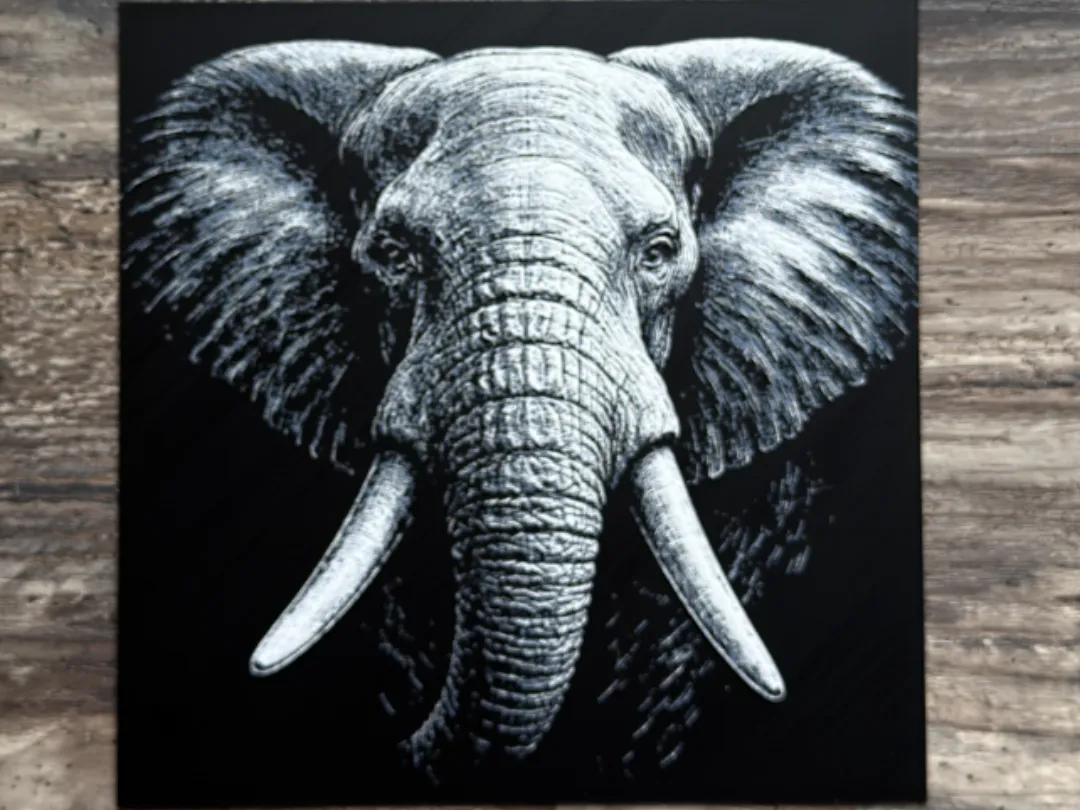 Elephant HueForge Wildlife Series