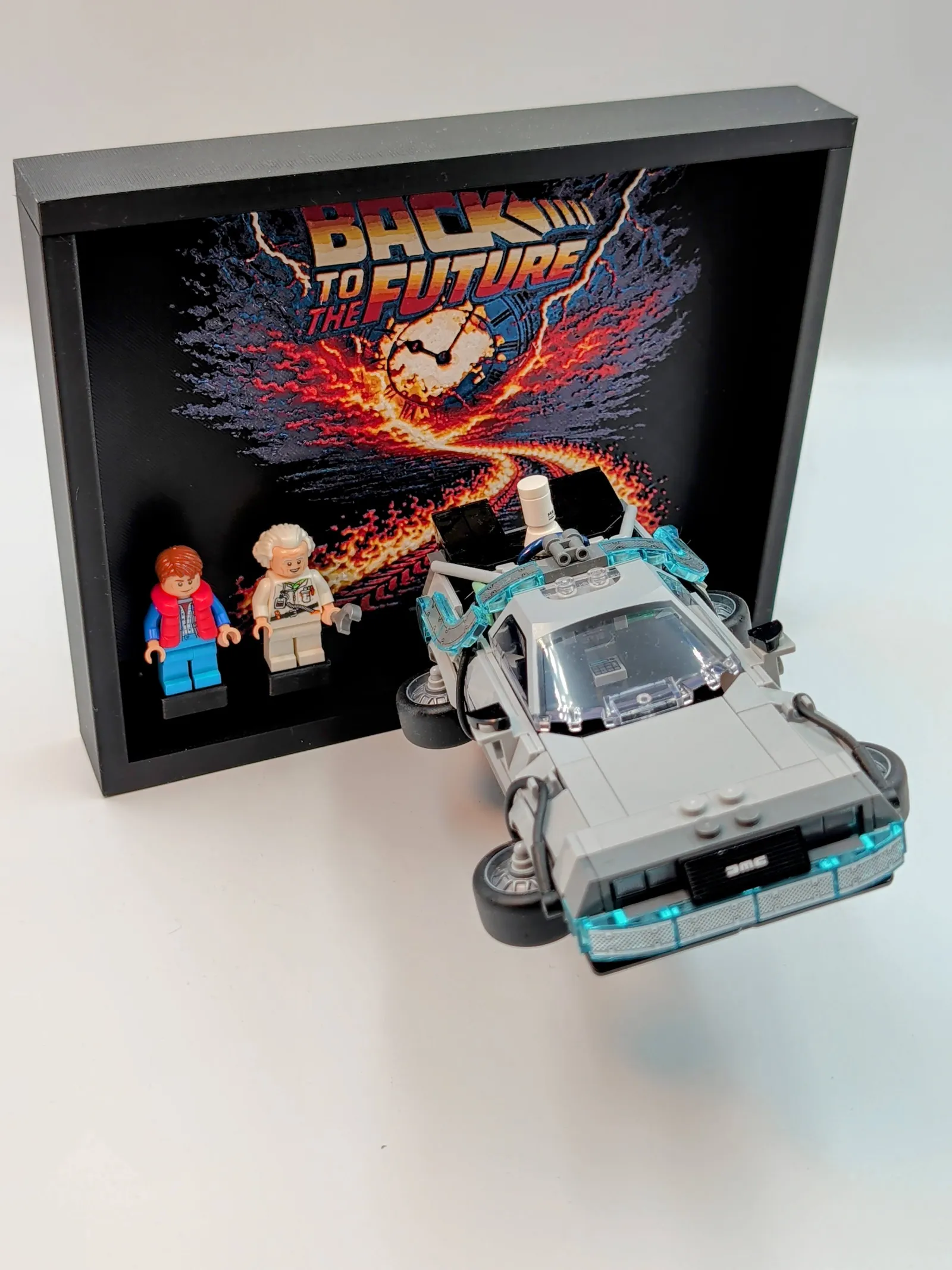 LEGOs Speed Champions - Back to the Future Display
