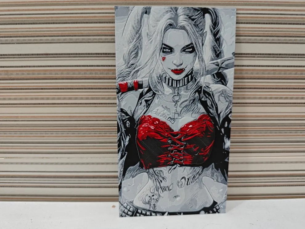 Hueforge Harley Quinn