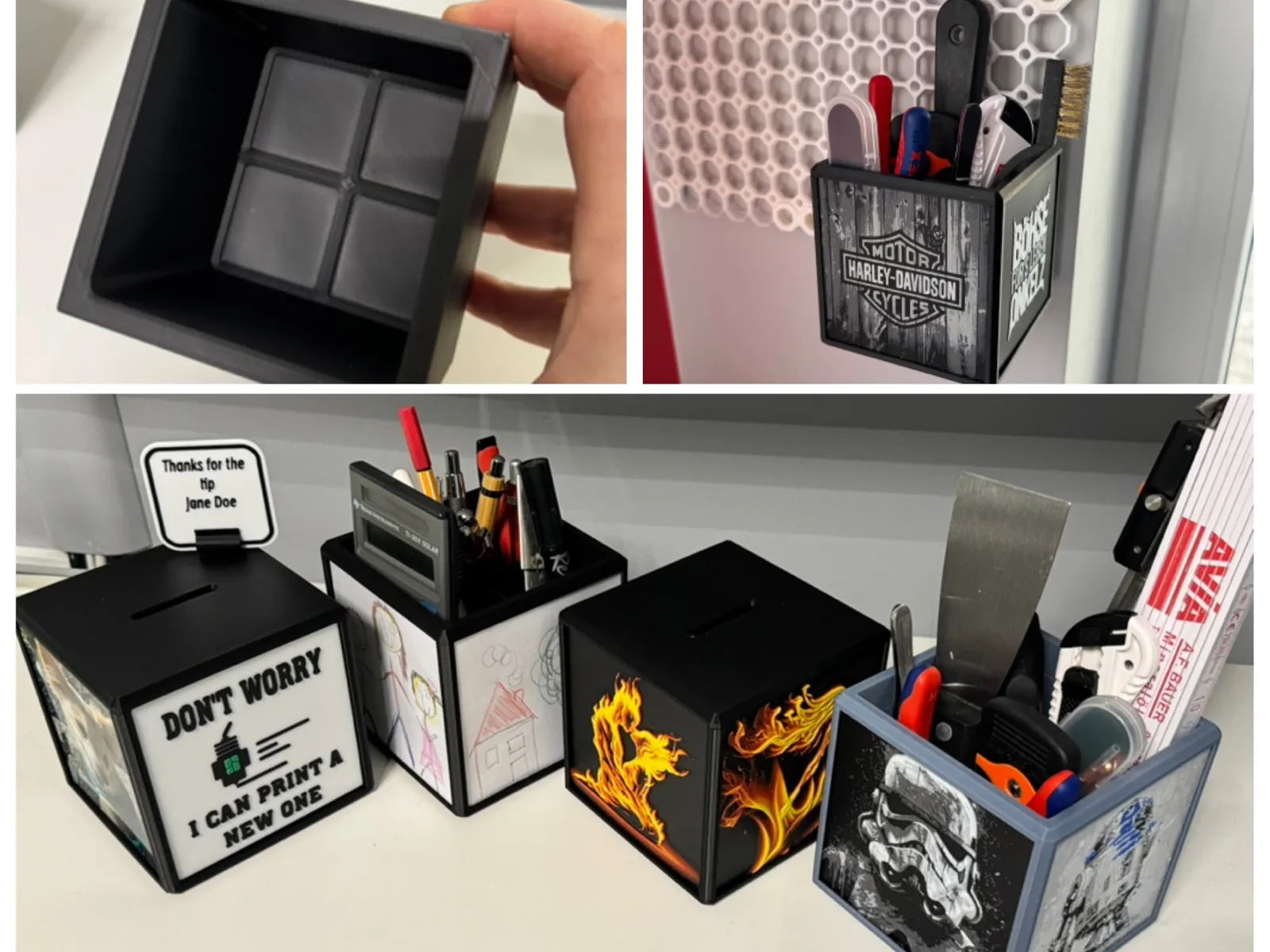 Universal FrameBox for Pencils Tools and Money