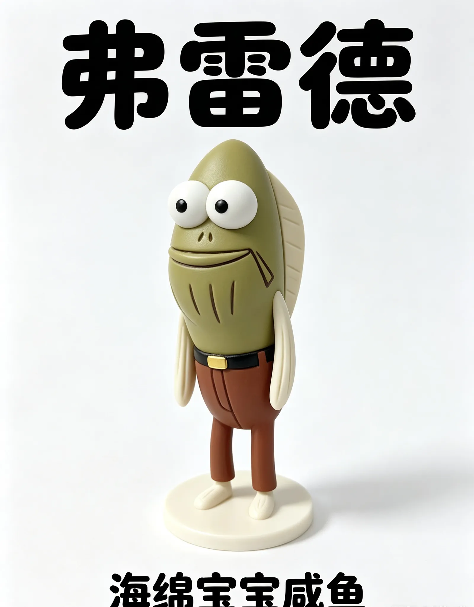 海绵宝宝咸鱼弗雷德 我的腿 海底咸鱼