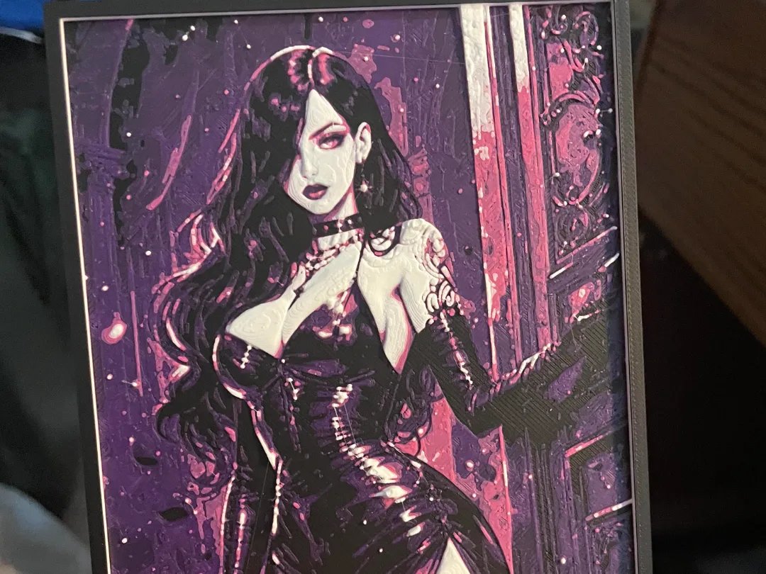 Vampire Woman Hueforge