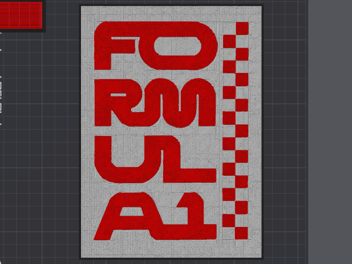 Formula 1 Hueforge