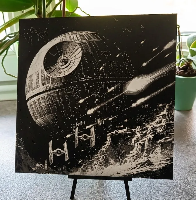 Death Star Star Wars Hueforge