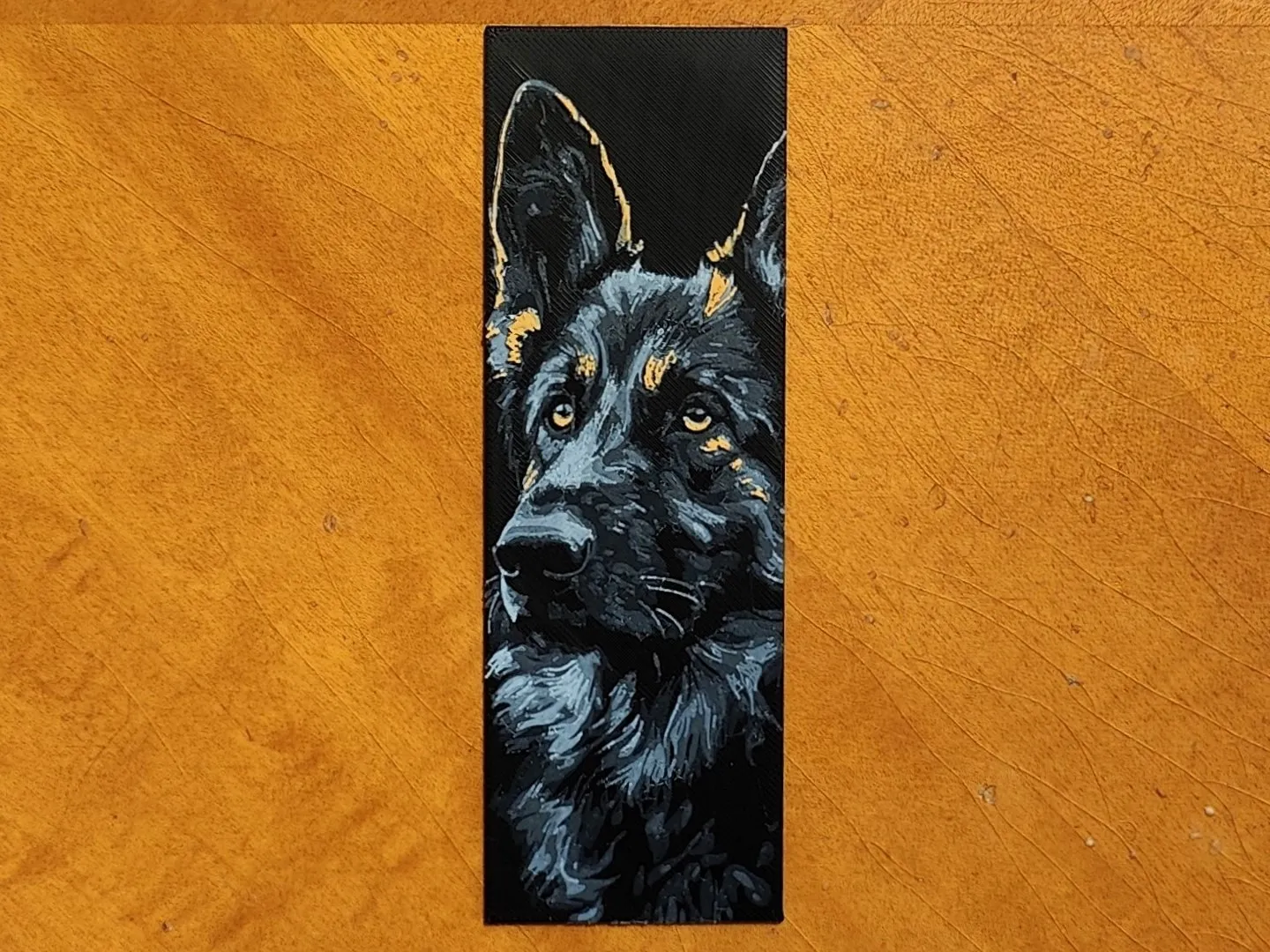 German Shepherd Bookmark - 4 Colours - Hueforge
