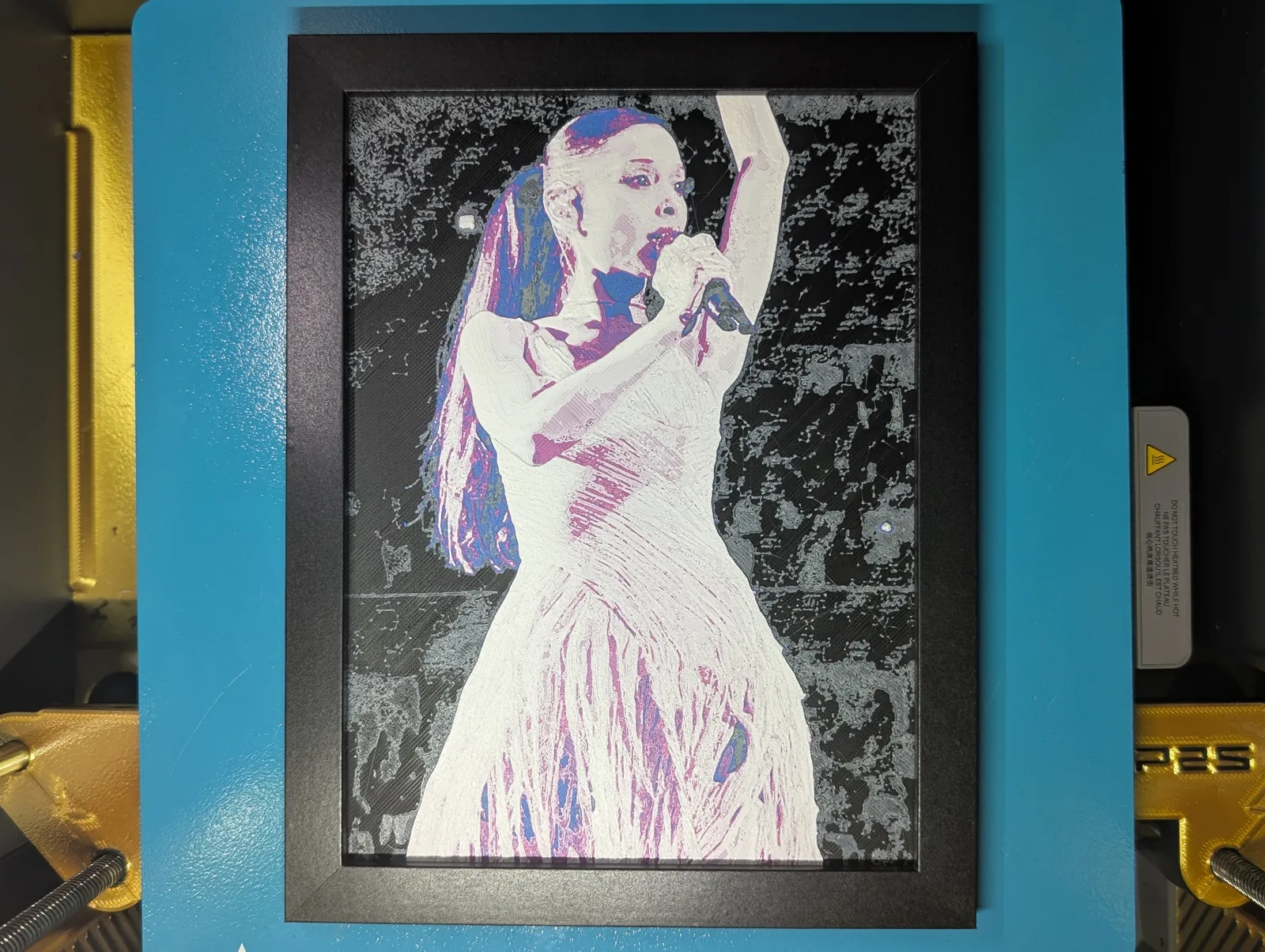 Ariana Grande Hueforge 6x8 3D Multicolor Decor