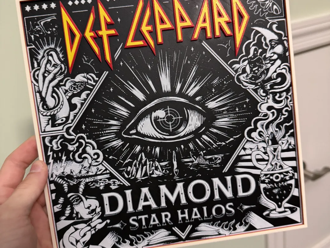 Def Leppard Daimond Star Halos Album HUEFORGE