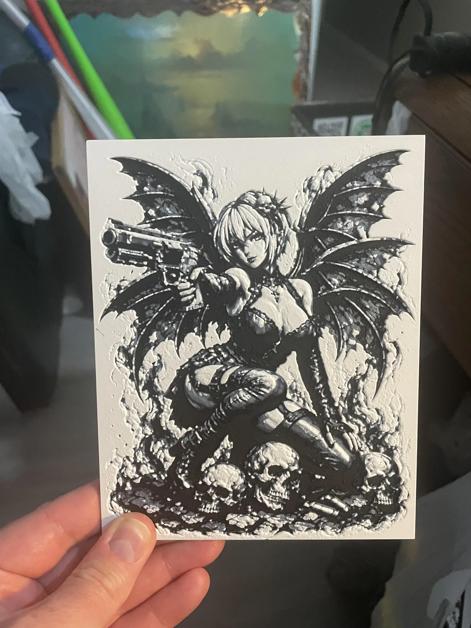 Fairy with a Gun Hueforge