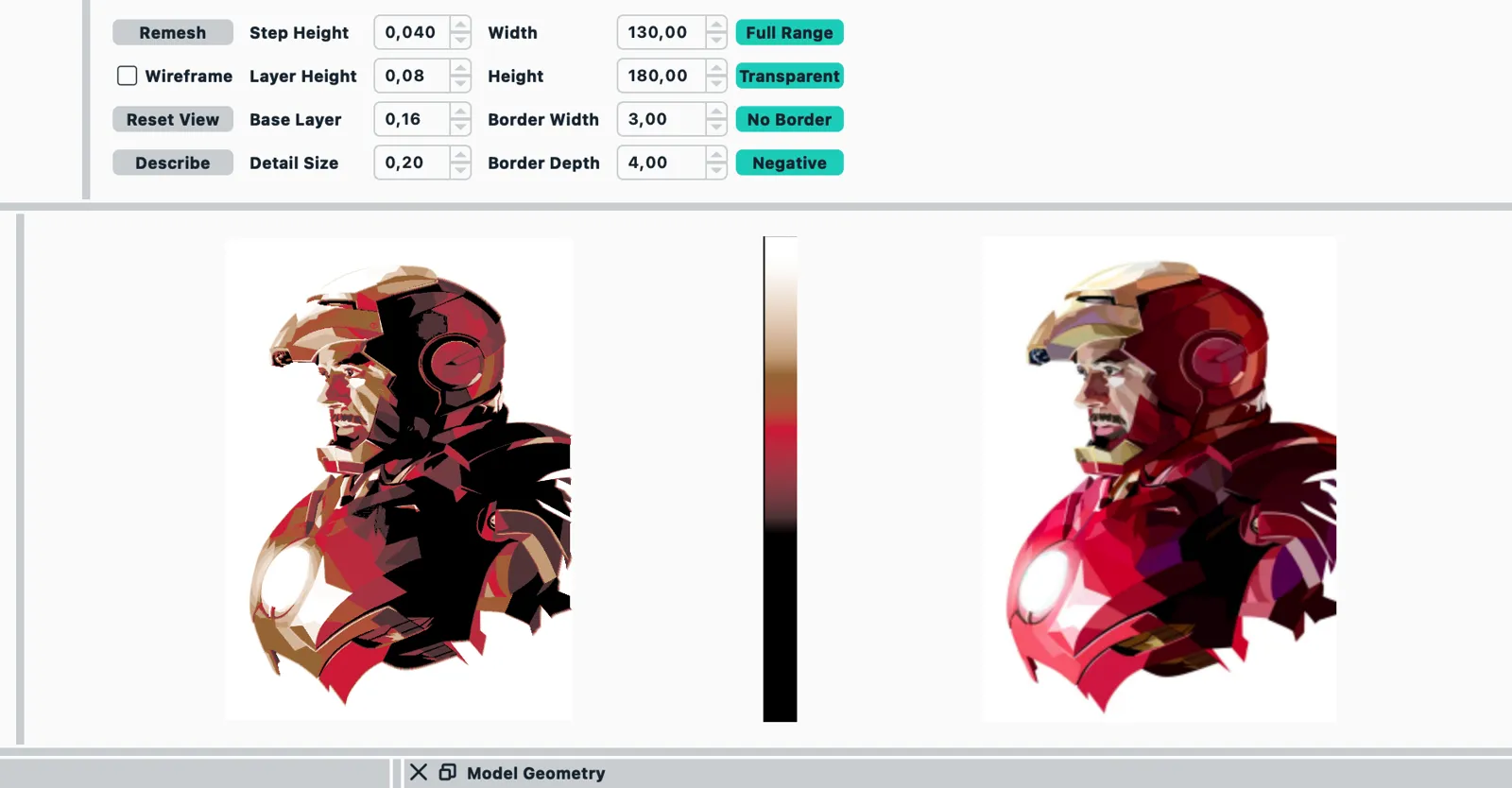 HueForge - Iron Man - „Tony“ Stark