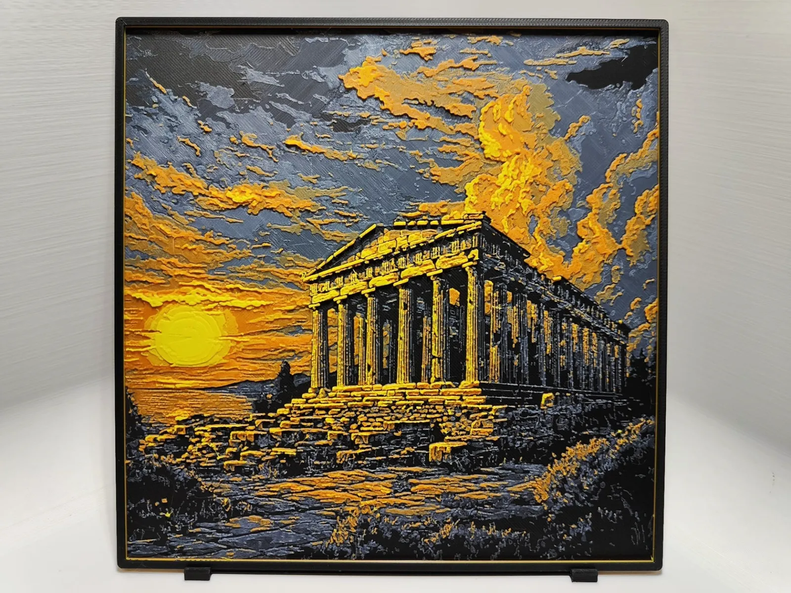 Acropolis Sunset - Hueforge