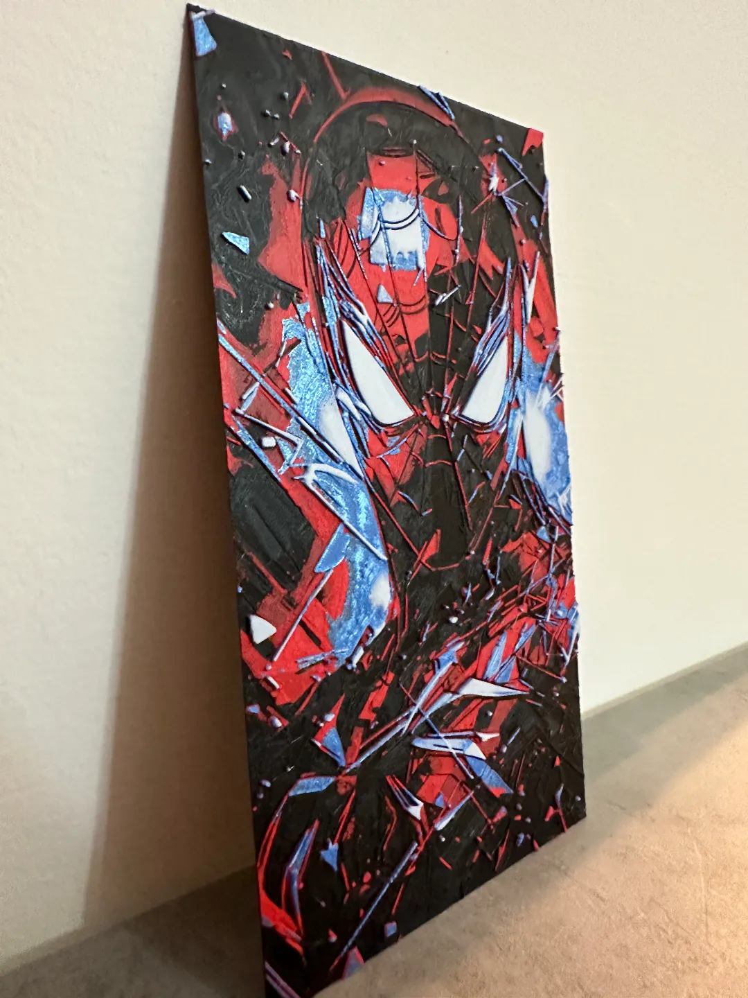 Spiderman hueforge painted final