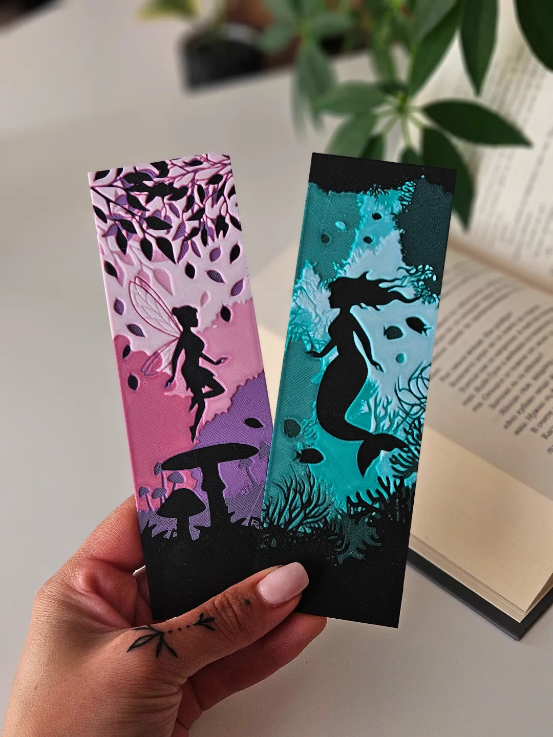 Fairy & Mermaid - Fantasy Bookmarks Set Part 1