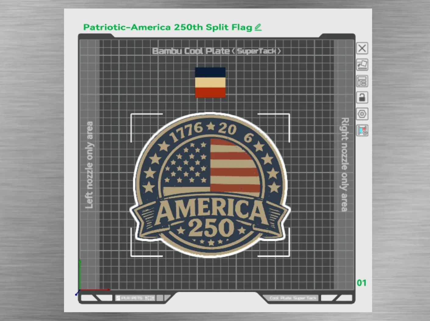 Patriotic Plaque-America 250 -1776 to 2026