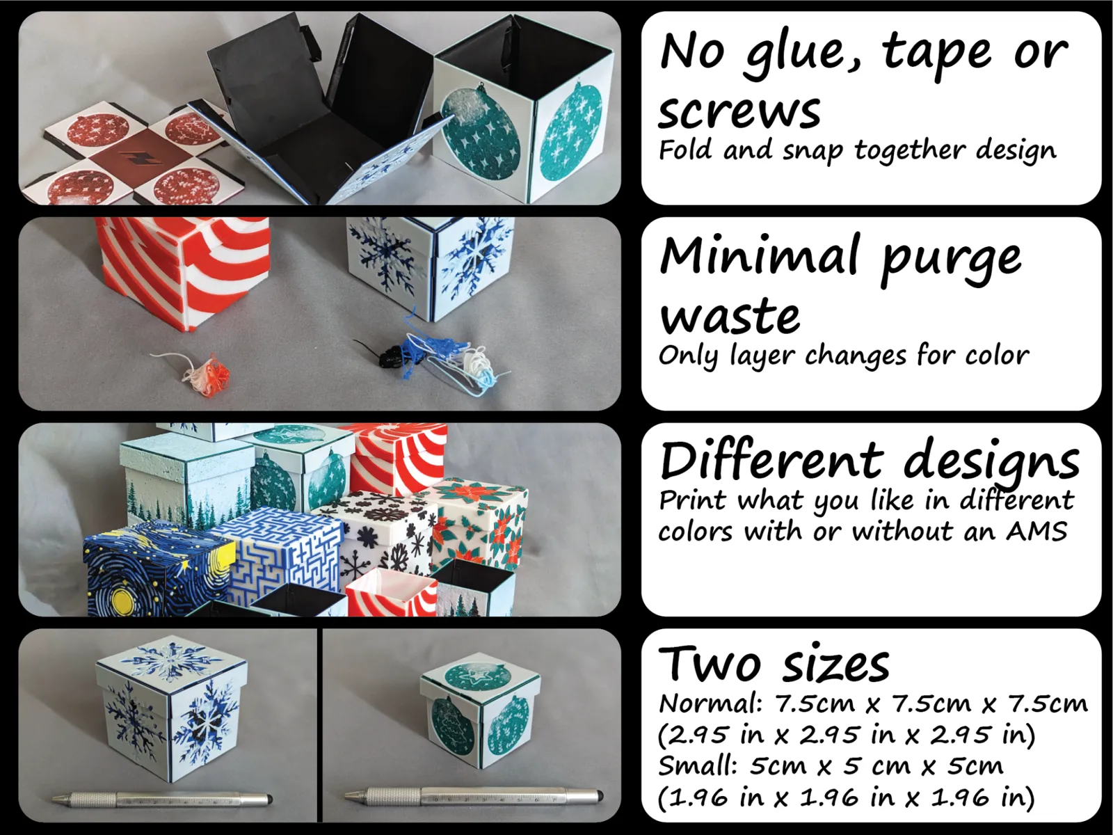 Foldable Gift Box Decorative