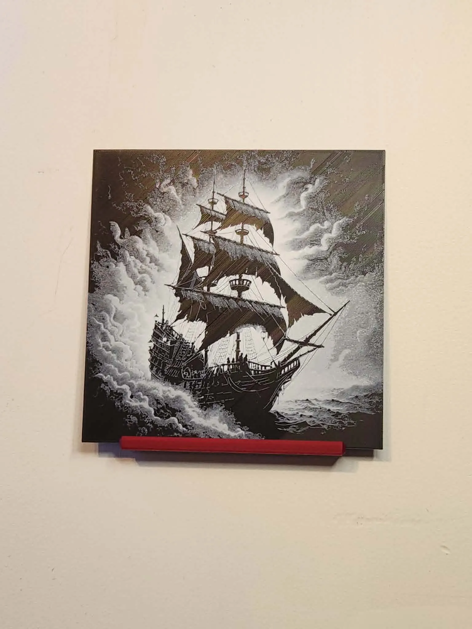 Hueforge - Pirate Ship in Storm