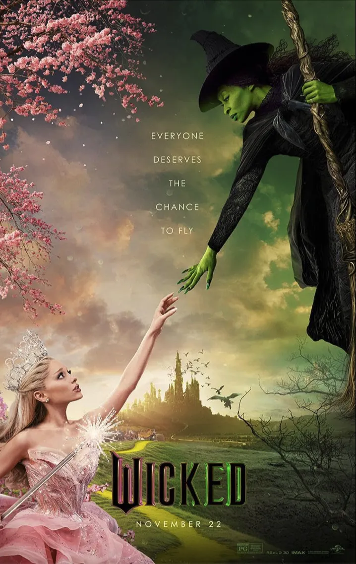 Wicked Movie Poster, Hueforge