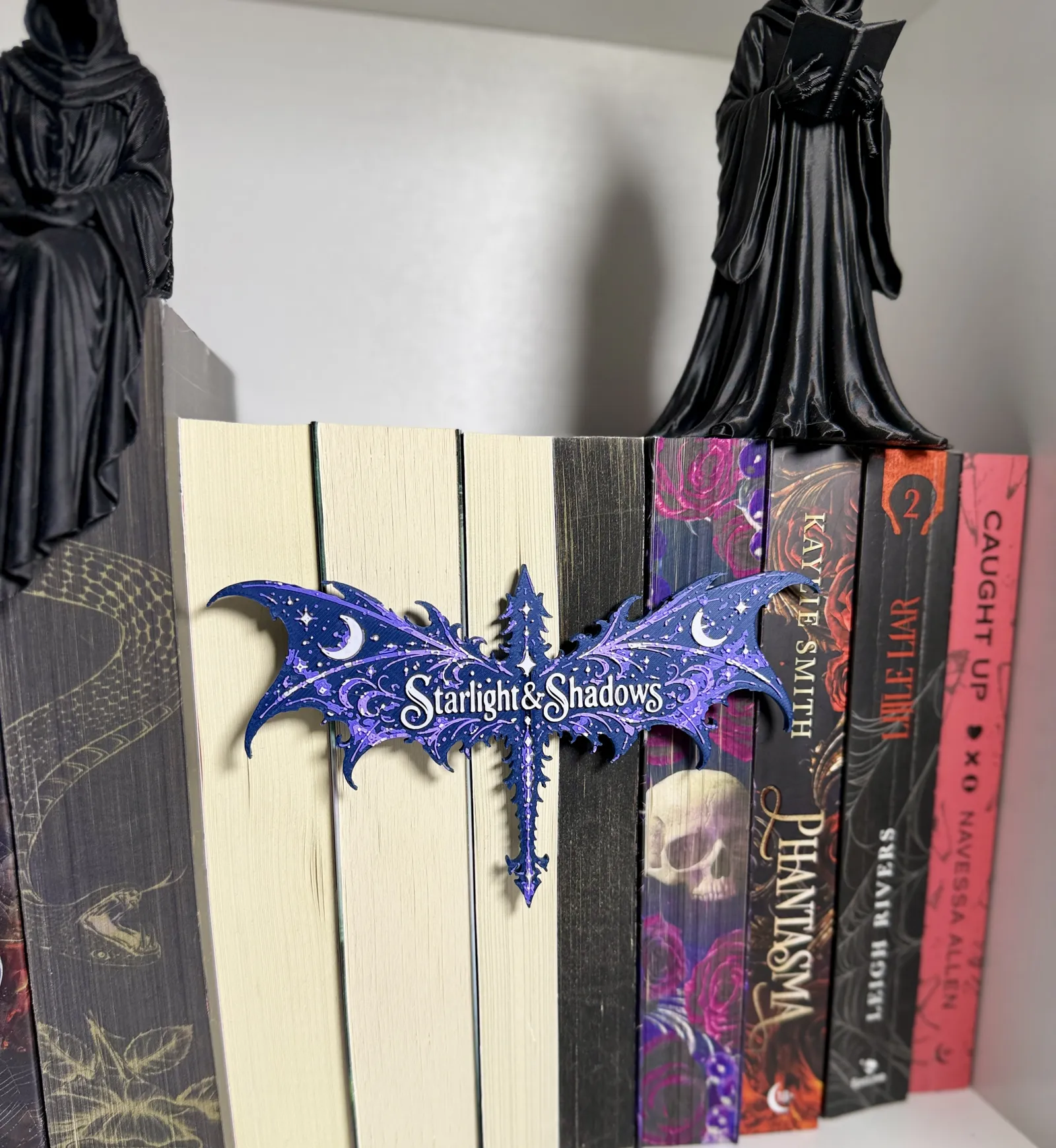 Celestial Dragon Bookshelf Decor Fantasy Booknook