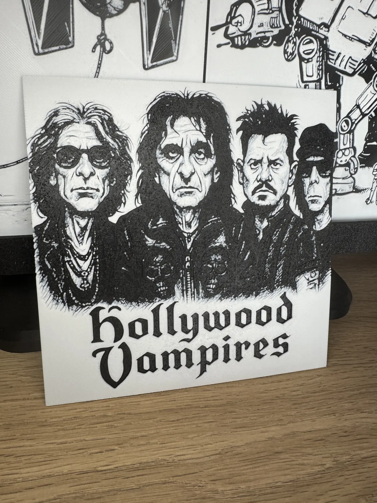 Hue Forge Karikatur Hollywood Vampires