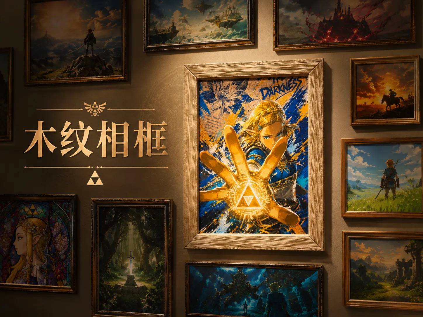 木纹相框