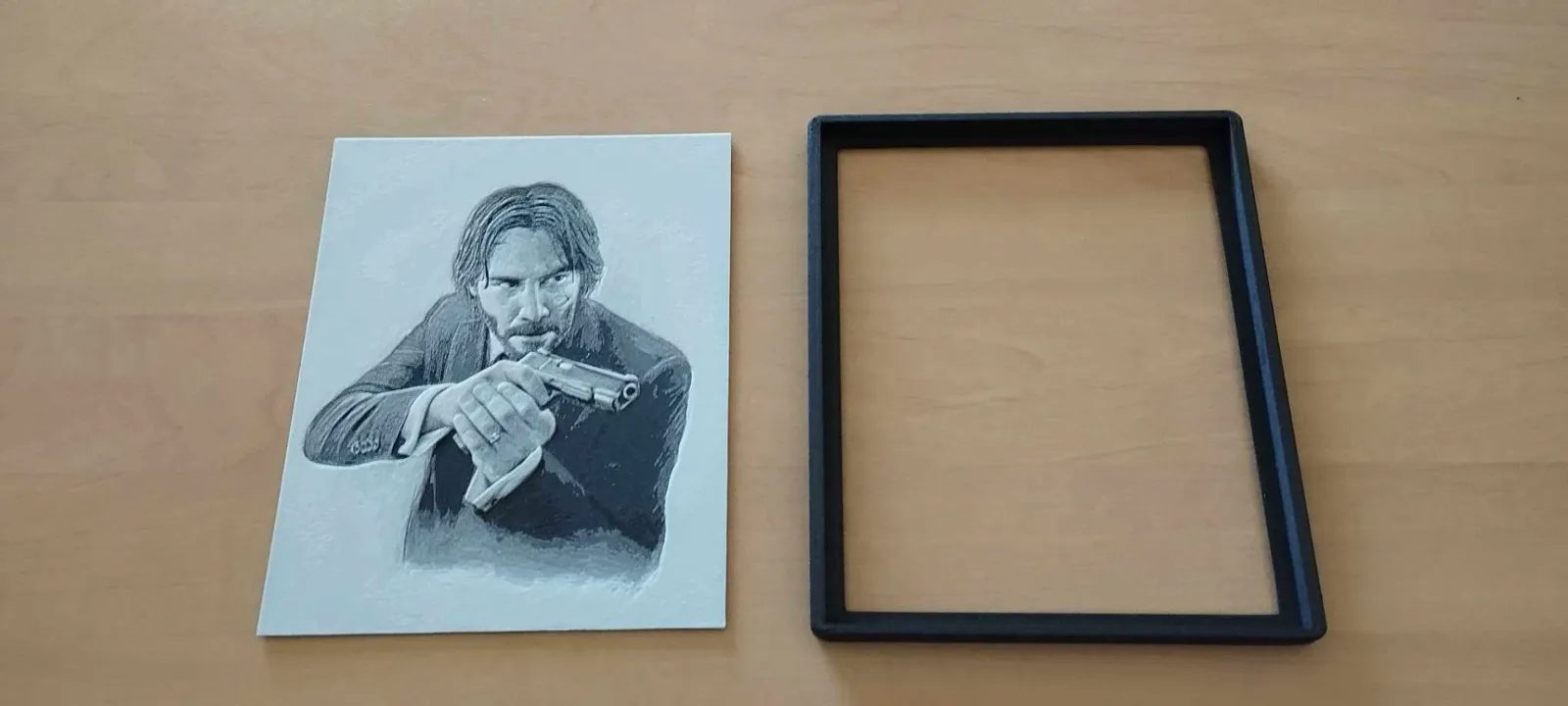 Frame for "John Wick Painting - HueForge"