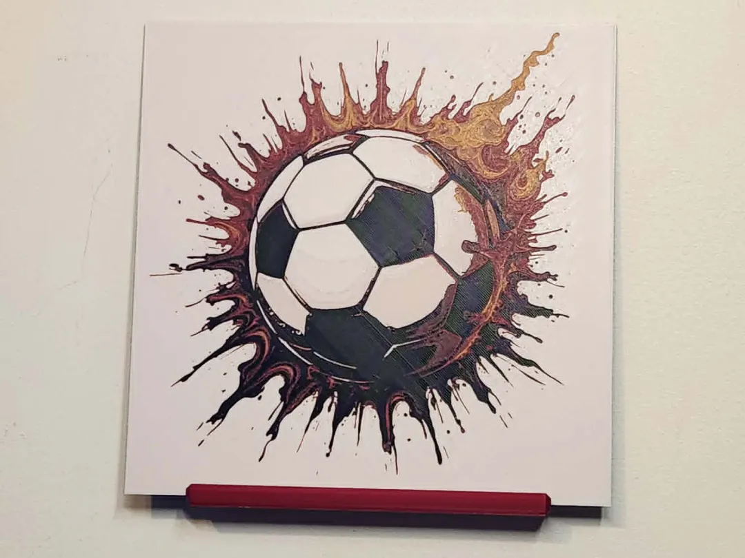 Hueforge - Fiery Soccer Ball
