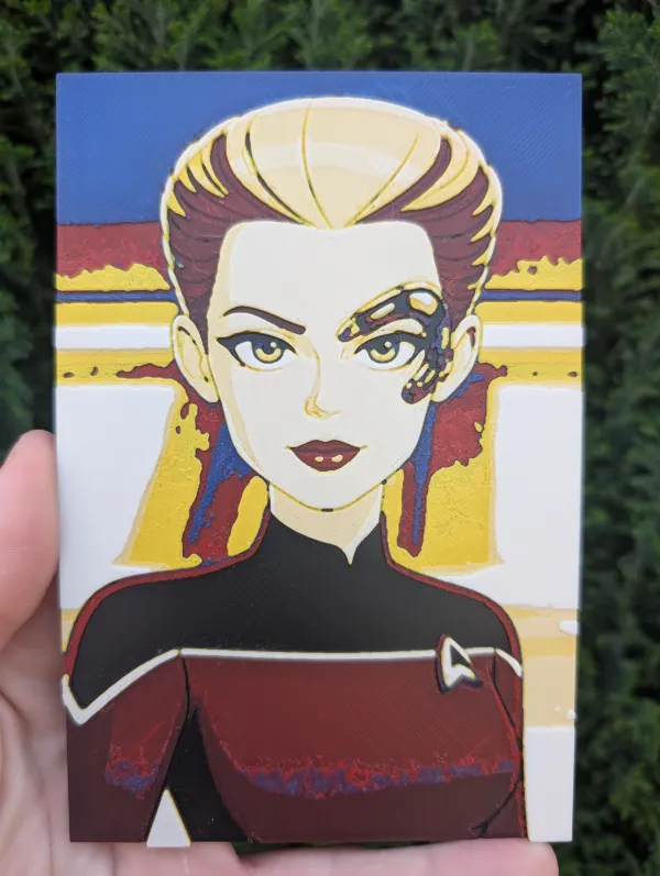 Lower Decks Seven of Nine | Hue Forge | 5 colours