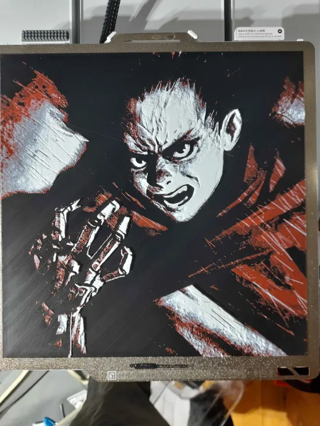 Tetsuo (from Akira) Chroma Canvas / Hueforge