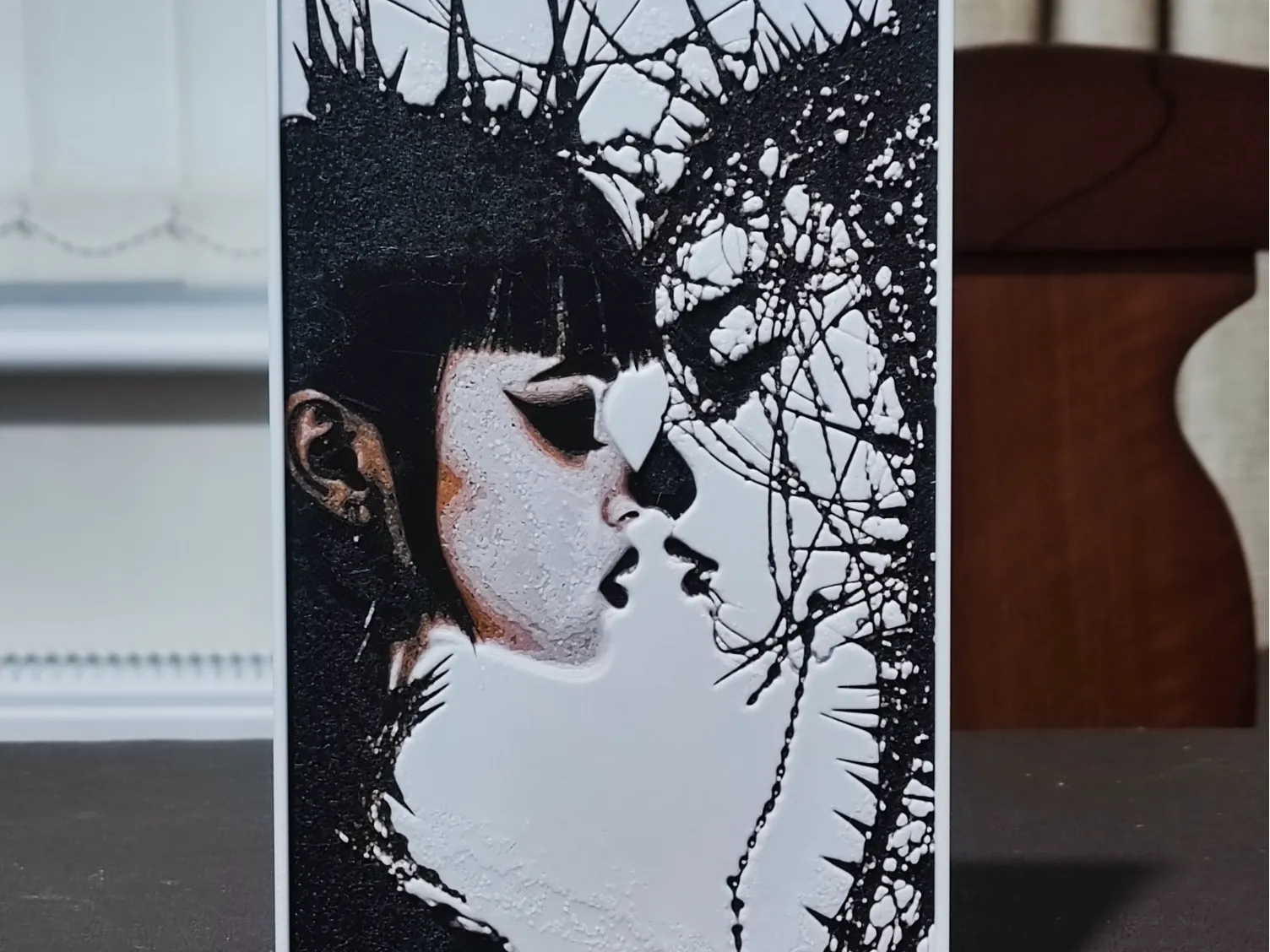 Facing Her True Self - HueForge 3 Color