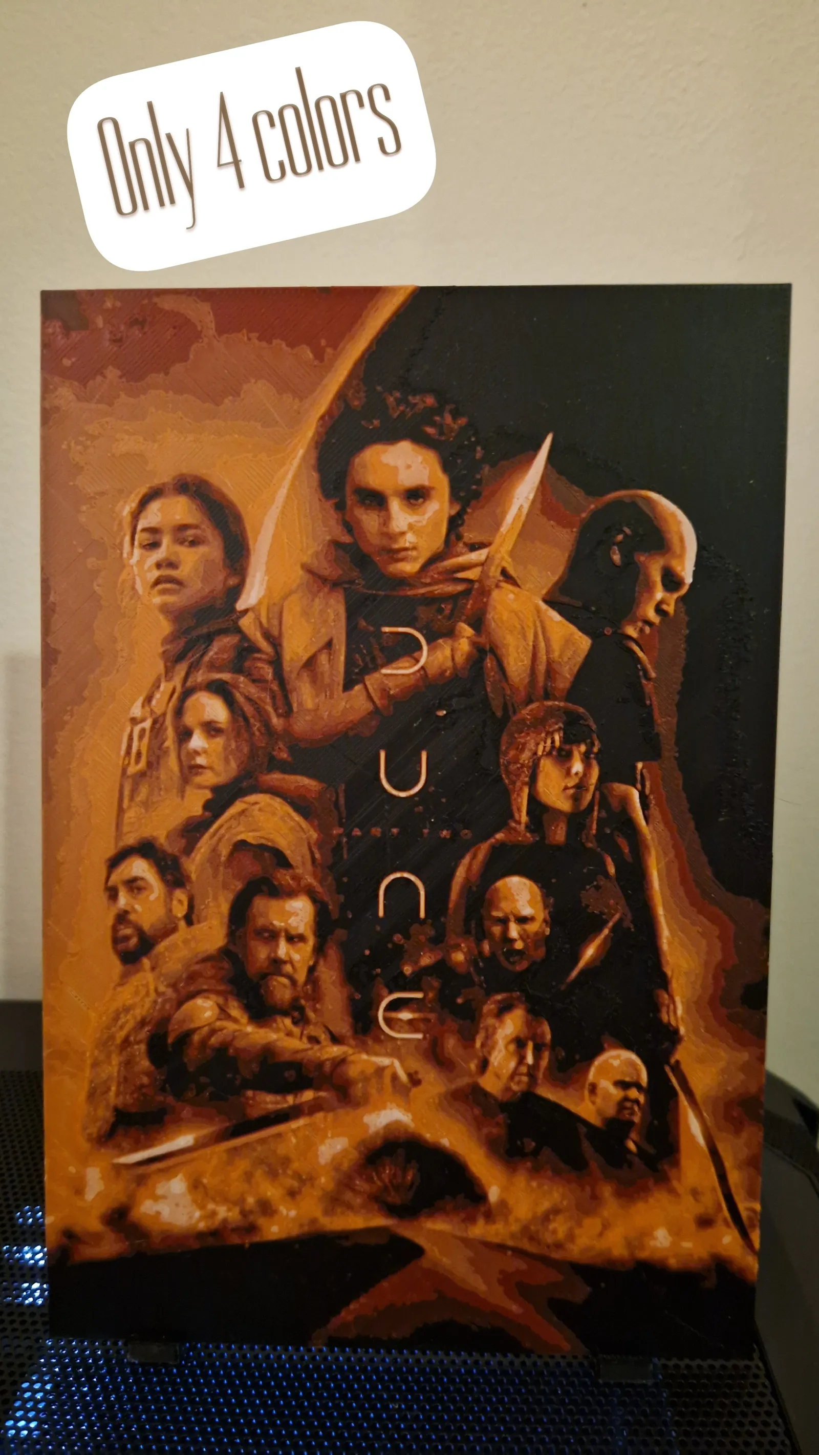 Dune Part two Hueforge - Only 4 colors