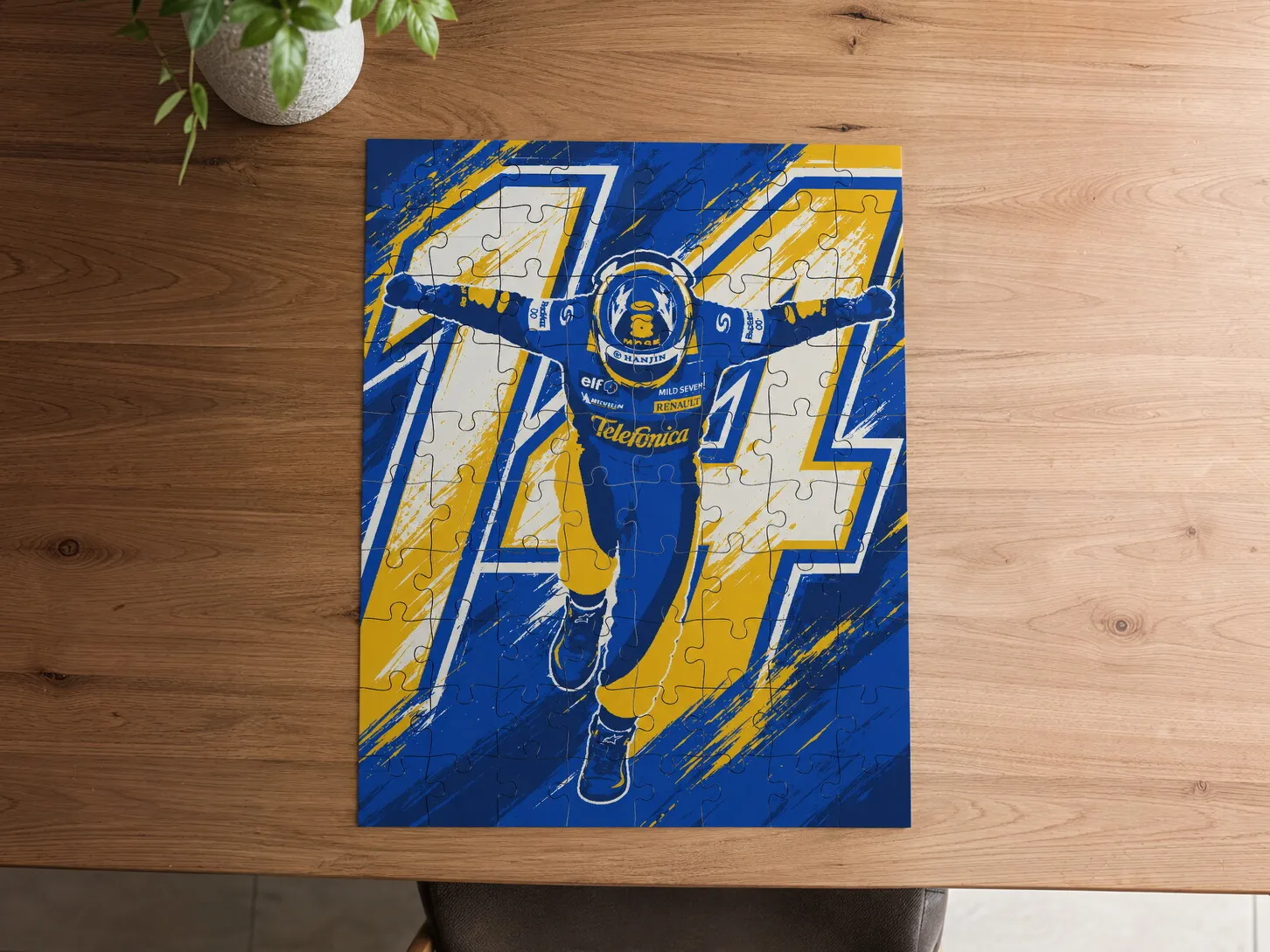 Puzzle Fernando Alonso 14 Renault F1 Formula 1