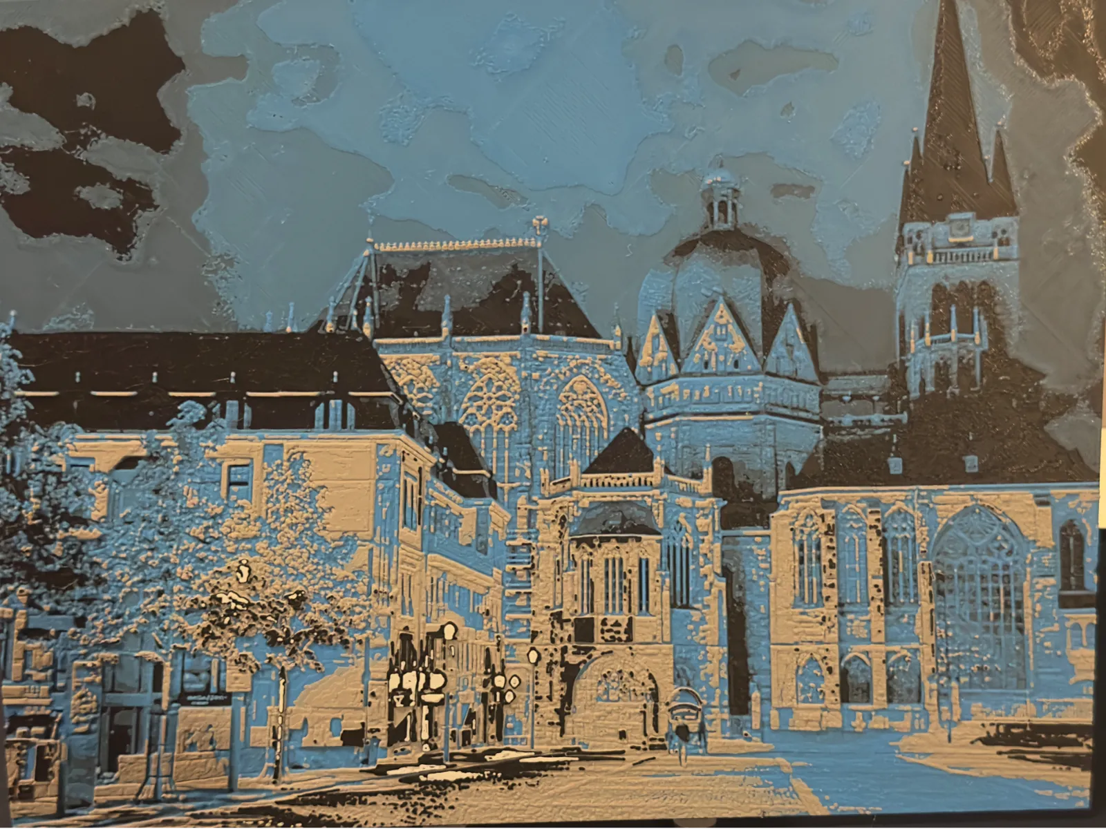 Hue Forge Aachener Dom bei Nacht 240x180