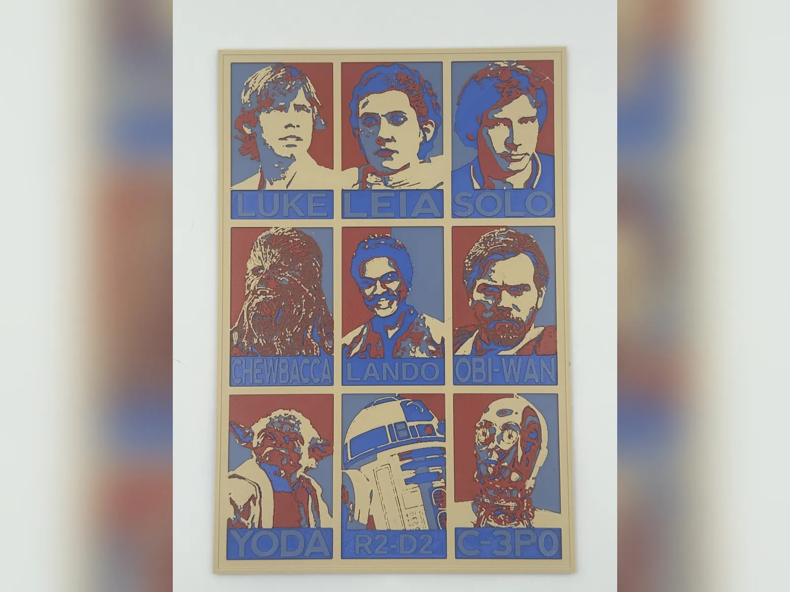 Star Wars Heroes HueForge Print