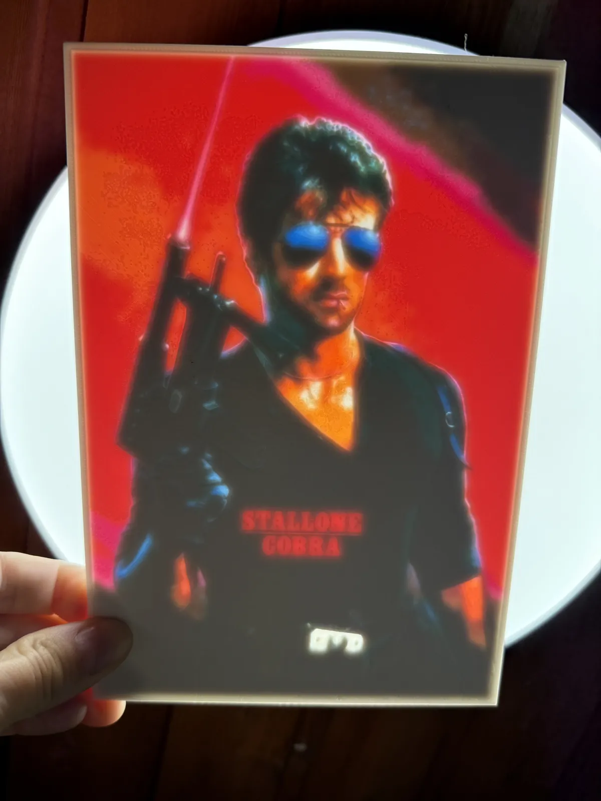 Stallone Cobra Lithophane