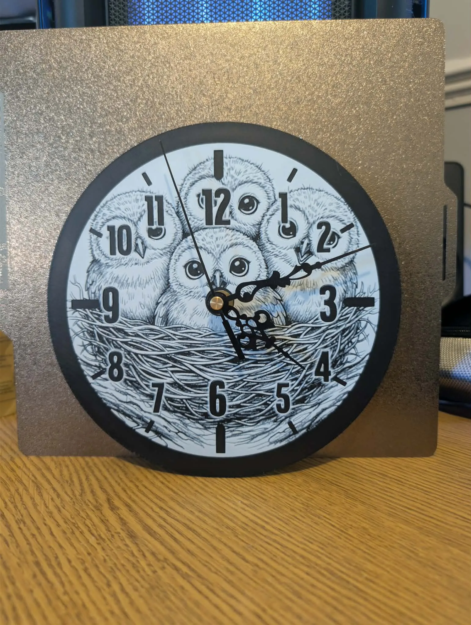 Owl o'clock - wall clock