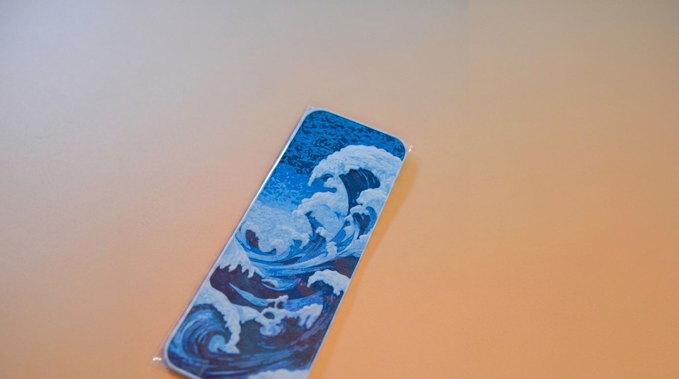 Great wave bookmark