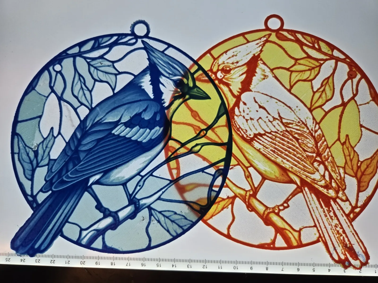 HueForge Stained Glass Blue Jay