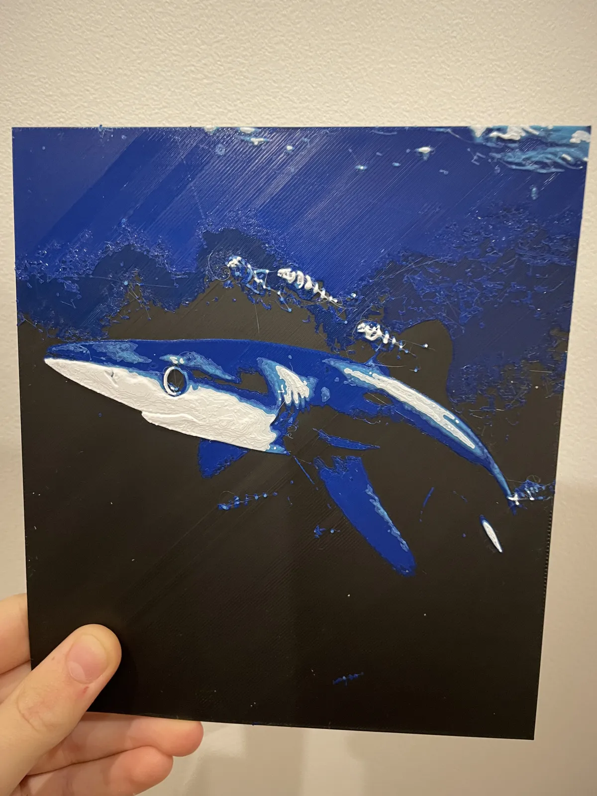 Blue Shark - Mini Hueforge