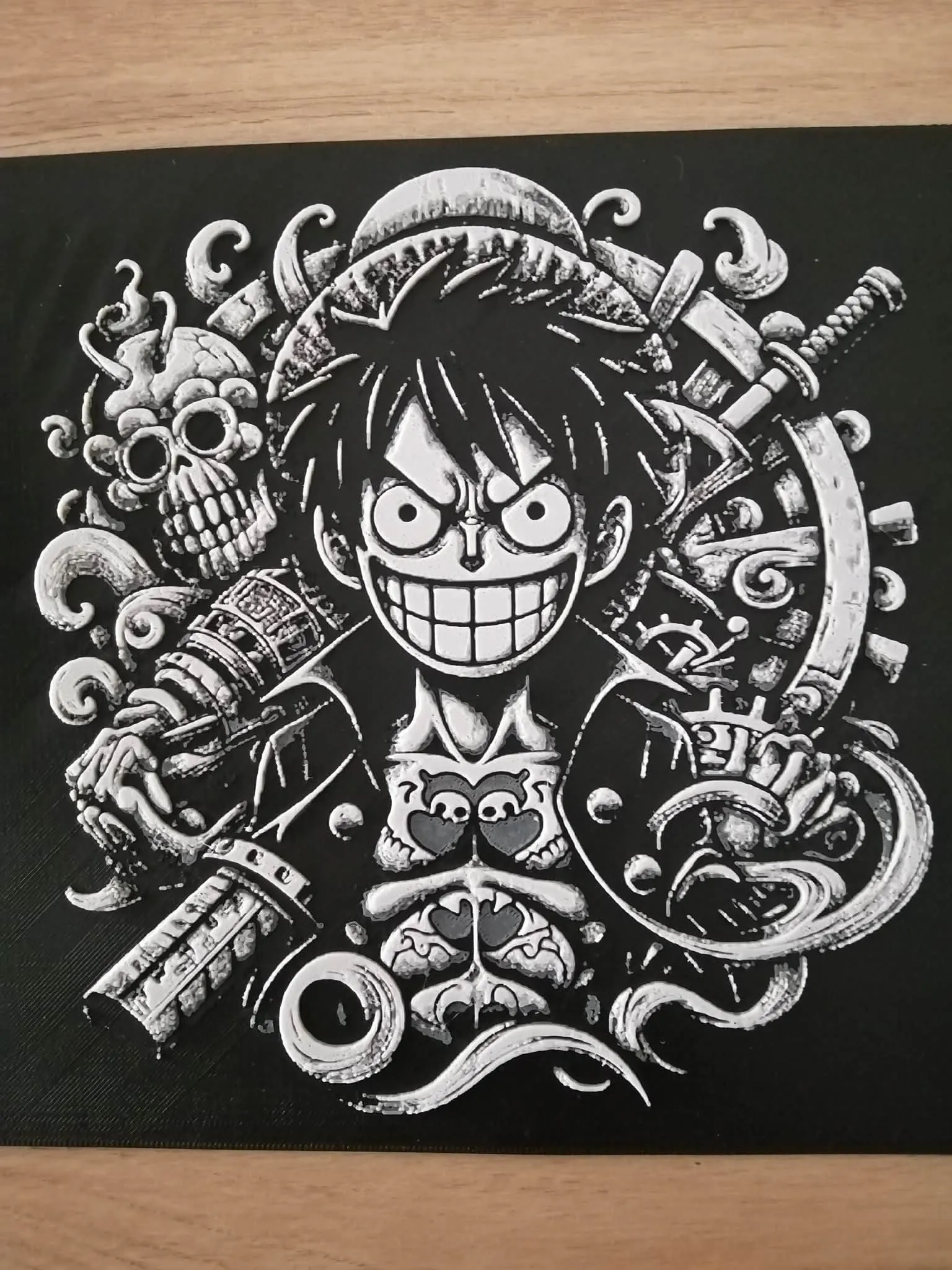 hueforge Luffy