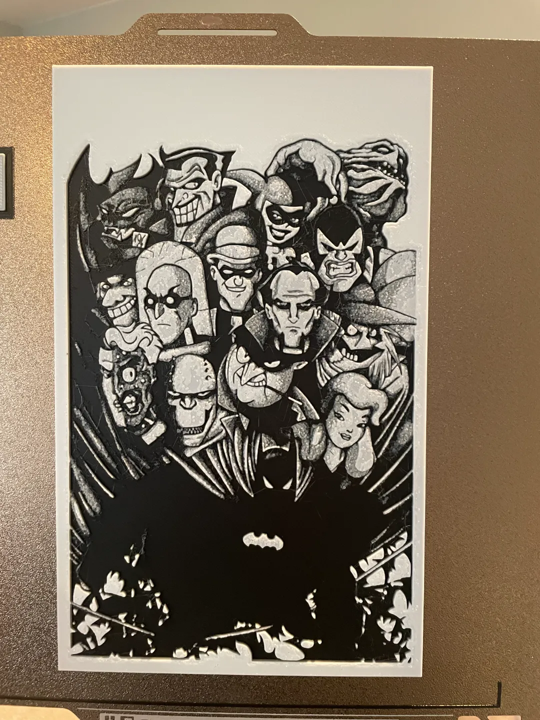 Batman Wall Art / Animated / DC / HueForge / 2d