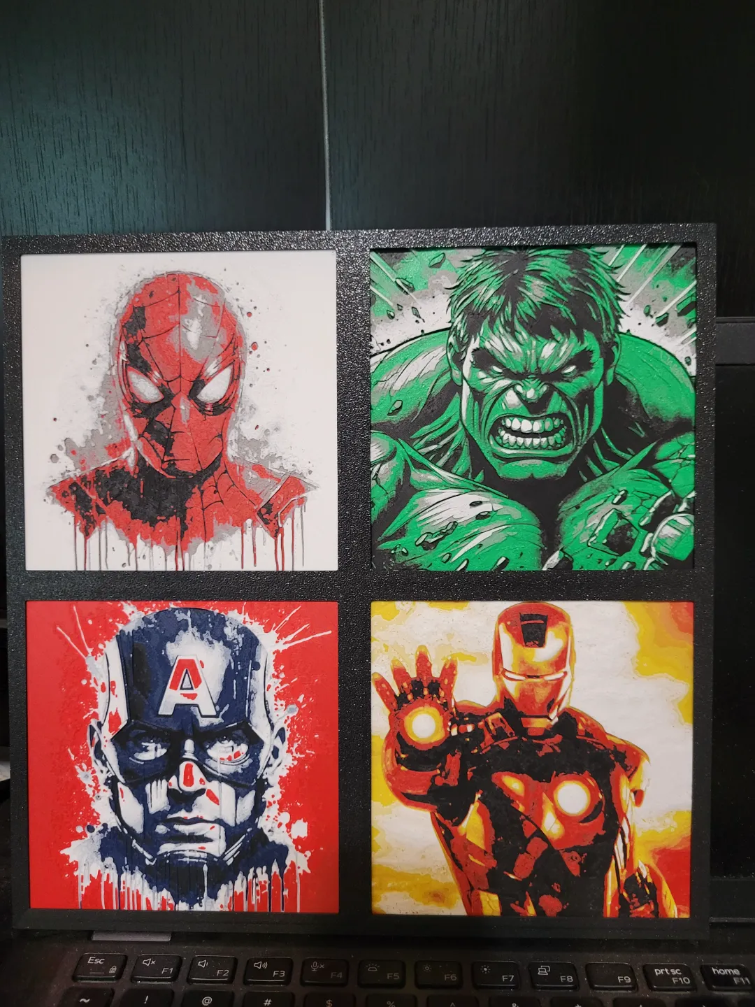 Updated 3D painted photo frame