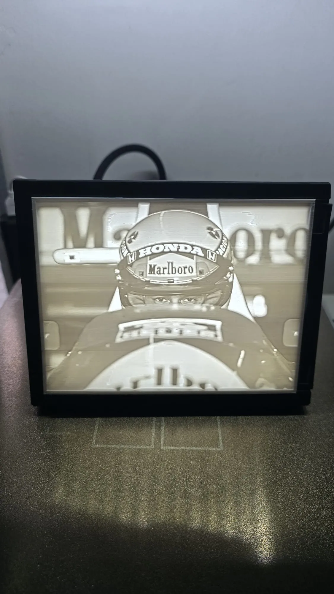 Litofania Ayrton Senna