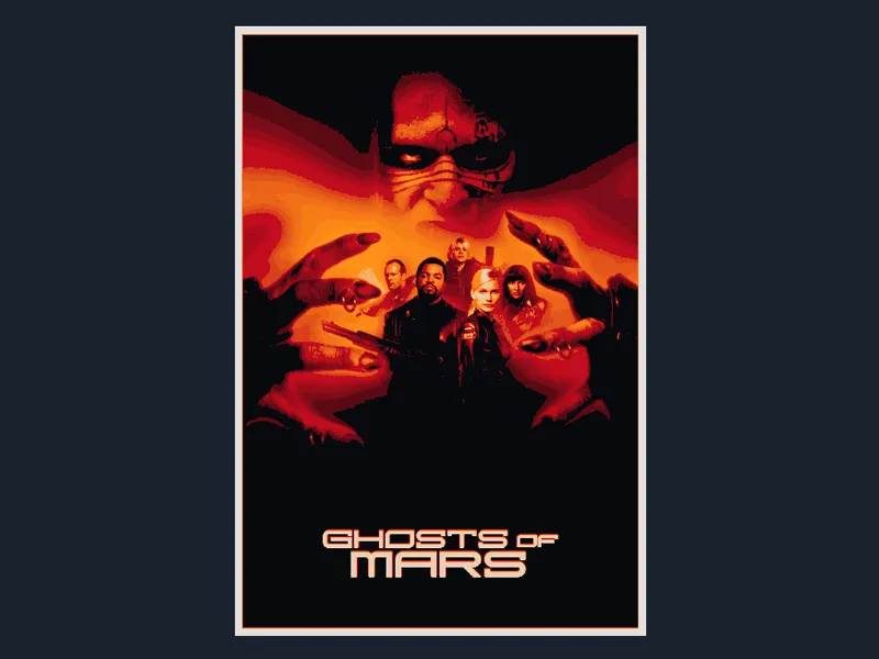 Ghosts of Mars (Movie Poster - HueForge)