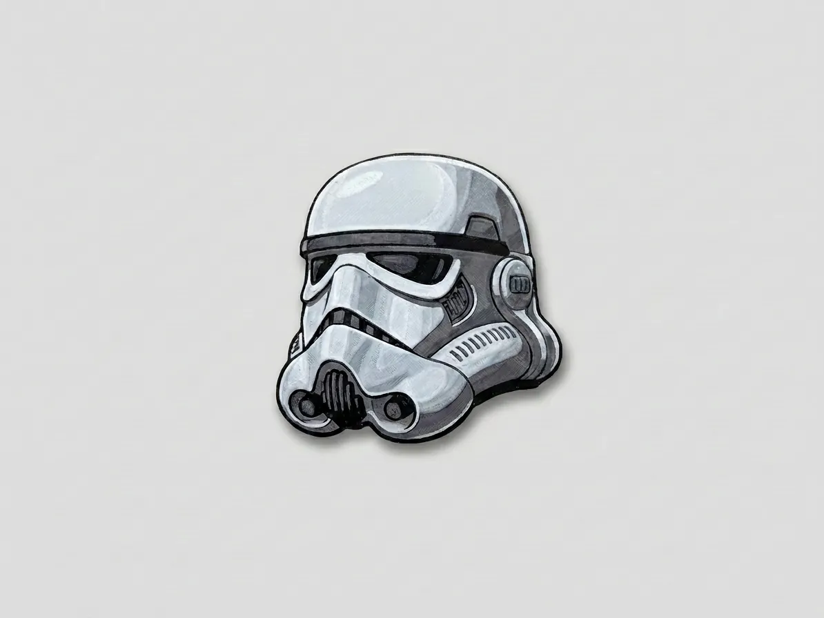 Star Wars Storm Trooper Helmet - Hueforge / 2D Art