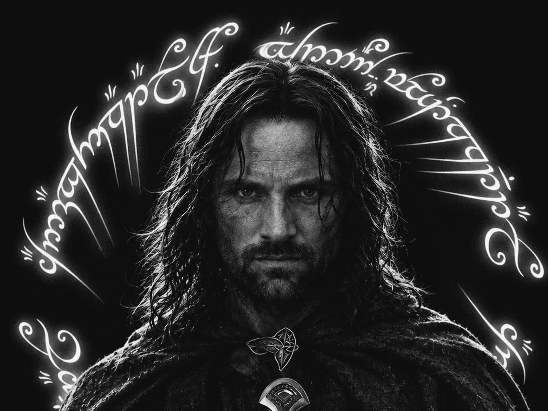 Aragorn HueForge LOTR