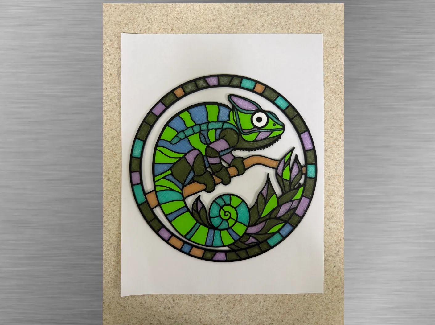 Chameleon Suncatcher