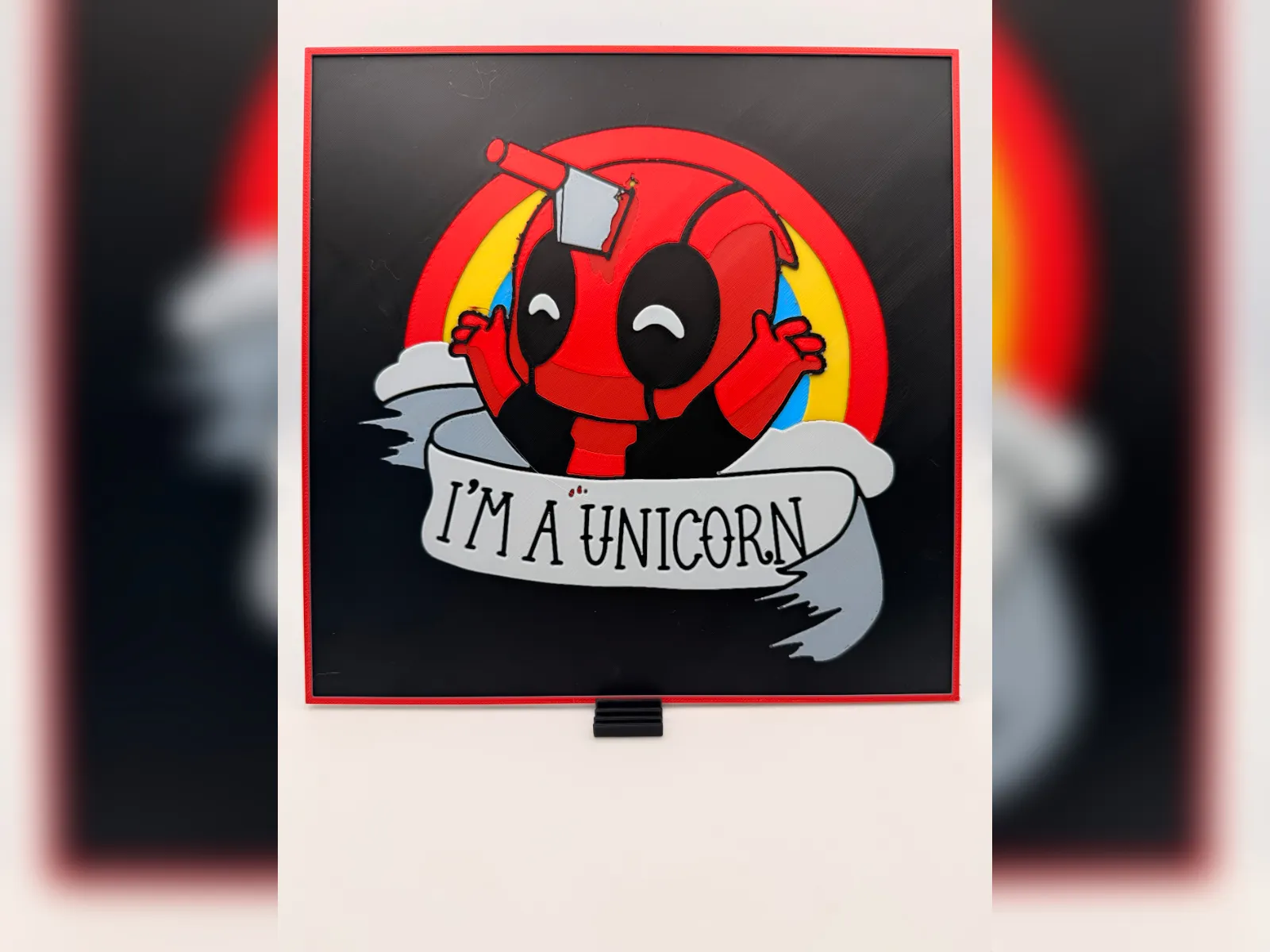 Deadpool I'm a Unicorn HueForge Print