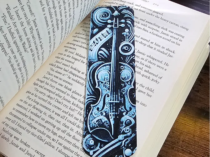 Violin Bookmark