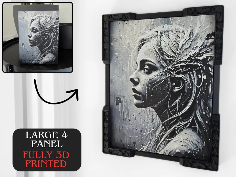 Peeling Woman | Single Panel HueForge
