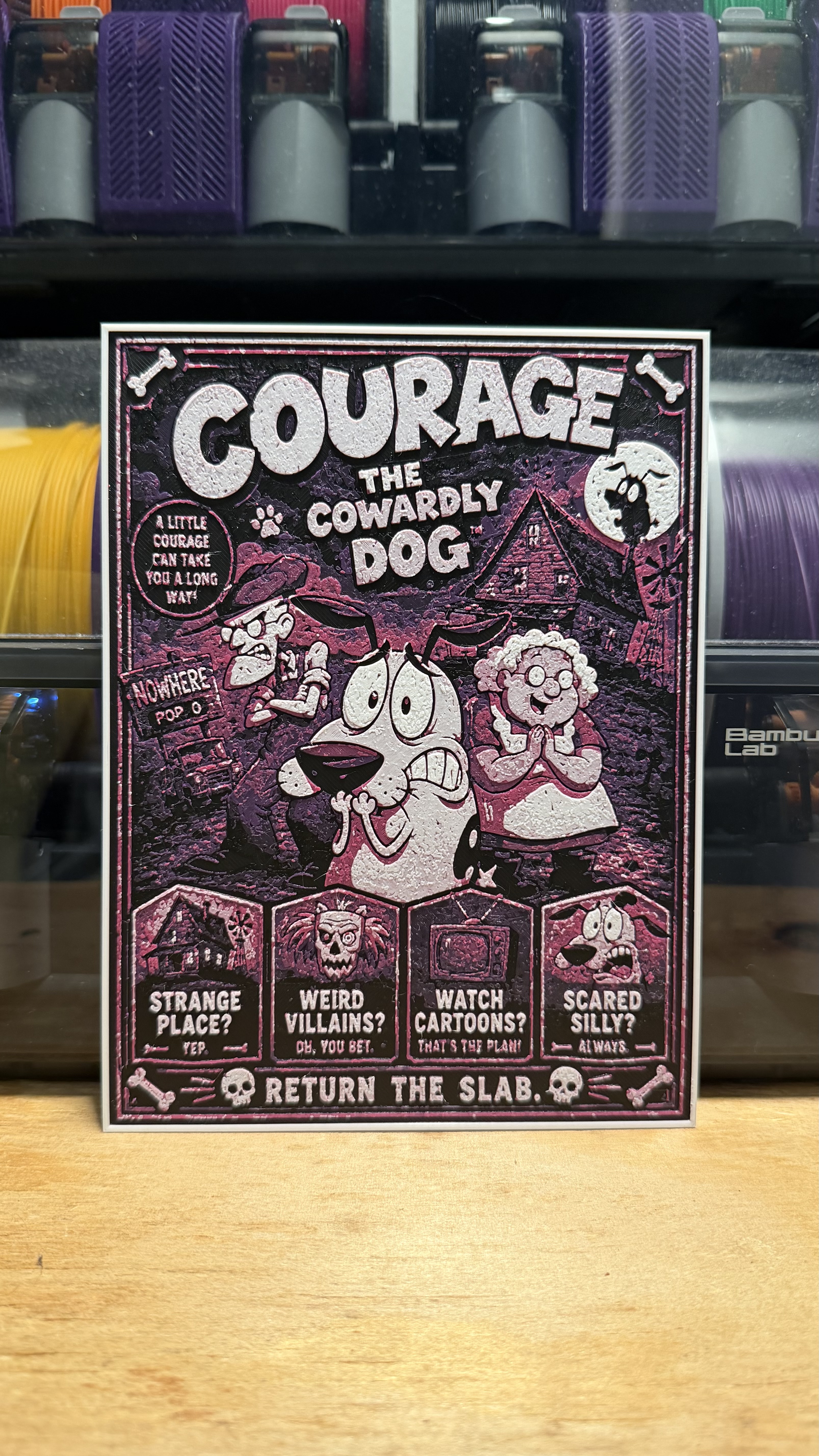 Courage The Cowardly Dog HueForge