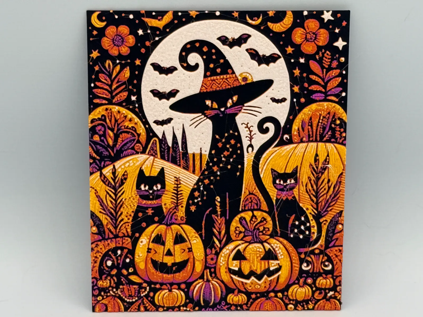 Halloween Folk Art Hueforge